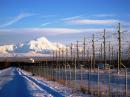 The HAARP antenna field looking toward the main facility building cluster. [Photo courtesy of Chris Fallen, KL3WX]